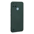 BUĞZ Realme C25y Kılıf Nano İçi Kadife Silikon - Koyu Yeşil