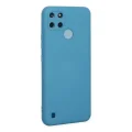 BUĞZ Realme C25y Kılıf Nano İçi Kadife Silikon - Mavi