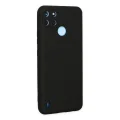 BUĞZ Realme C25y Kılıf Nano İçi Kadife Silikon - Siyah