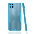 BUĞZ Realme C25y Kılıf Platin Silikon - Mavi