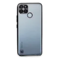 BUĞZ Realme C25y Kılıf Razer Lensli Silikon - Siyah