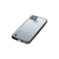 BUĞZ Realme C25y Kılıf Razer Lensli Silikon - Siyah