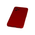 BUĞZ Realme C35 Kılıf Nano İçi Kadife Silikon - Kırmızı