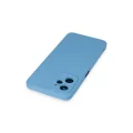 BUĞZ Realme C35 Kılıf Nano İçi Kadife Silikon - Mavi