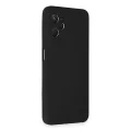 BUĞZ Realme C35 Kılıf Nano İçi Kadife Silikon - Siyah