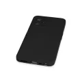 BUĞZ Realme C35 Kılıf Nano İçi Kadife Silikon - Siyah