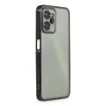 BUĞZ Realme C35 Kılıf Razer Lensli Silikon - Siyah