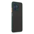 BUĞZ Realme C53 Kılıf Montreal Silikon Kapak - Yeşil