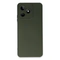 BUĞZ Realme C53 Kılıf Nano İçi Kadife Silikon - Koyu Yeşil