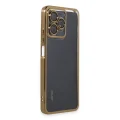 BUĞZ Realme C53 Kılıf Razer Lensli Silikon - Gold