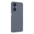 BUĞZ Realme C55 Kılıf Nano İçi Kadife Silikon - Gri
