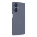 BUĞZ Realme C55 Kılıf Nano İçi Kadife Silikon - Gri