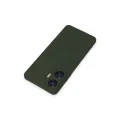 BUĞZ Realme C55 Kılıf Nano İçi Kadife Silikon - Koyu Yeşil