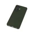 BUĞZ Realme C55 Kılıf Nano İçi Kadife Silikon - Koyu Yeşil