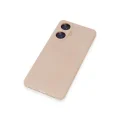 BUĞZ Realme C55 Kılıf Nano İçi Kadife Silikon - Pudra