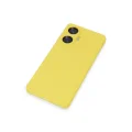 BUĞZ Realme C55 Kılıf Nano İçi Kadife Silikon - Sarı