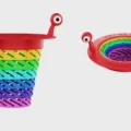 BUĞZ Renkli 6 Kademeli Lavabo Süzgeci Bx40