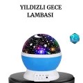 BUĞZ Renkli LED Gece Lambası 6 Işık Modlu Çocuk Odası Atmosfer Aydınlatma