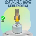 BUĞZ Renkli Led Işıklı Retro Gaz Lambası Aroma Terapi Mist Maker