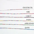 BUĞZ Renkli Şans Bileklikleri ( 6 Adet )