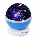 BUĞZ Renkli Yıldızlı Gökyüzü Projeksiyon Gece Lambası Pilli ve USB Kablolu - BUĞZ