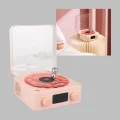 BUĞZ Retro Bluetooth Hoparlör – Kristal Ses, Gece Lambası, Saatli Tasarım Yeni Nesil - BUĞZ