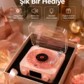BUĞZ Retro Bluetooth Hoparlör – Yumuşak Gece Lambası ve Saat Göstergeli Yeni Nesil