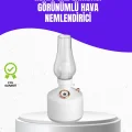 BUĞZ Retro Gaz Lambası Görünümlü Ledli Buhar Püskürtücü Aroma Difüzör