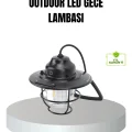 BUĞZ Retro Kamp Lambası Su Geçirmez Taşınabilir Gece Işığı Uzun Pil Ömürlü