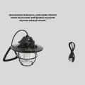 BUĞZ Retro Kamp Lambası Su Geçirmez Taşınabilir Gece Işığı Uzun Pil Ömürlü