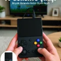 BUĞZ Retro Oyun Konsolu Çift Analog Joystick 64GB Hafızalı Taşınabilir El Konsolu