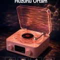 BUĞZ Retro Saatli Bluetooth Hoparlör – Gece Lambalı Kristal Ses Kalitesi Yeni Nesil