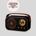 BUĞZ Retro Tarz Kablosuz Radyo – Bluetooth, USB ve TF Kart Girişli