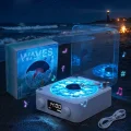 BUĞZ Retro Tasarımlı Bluetooth Bağlantılı Plak Çalar, 3D Ses ve Subwoofer Özellikli Beyaz Pikap
