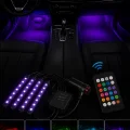 BUĞZ RGB Araç İçi Şerit LED Seti Müzik Kontrollü Ambiyans Aydınlatma