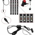 BUĞZ RGB Araç İçi Şerit LED Seti Müzik Kontrollü Ambiyans Aydınlatma