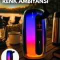 BUĞZ RGB Aydınlatmalı Kablosuz Bluetooth Hoparlör USB Bellek TF Kart Destekli