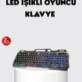 BUĞZ RGB Aydınlatmalı Klavye Mouse Seti – USB Bağlantılı, Türkçe Q, Ayarlanabilir DPI, Ergonomik Yapı