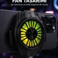 BUĞZ RGB Fan Aydınlatmalı Sessiz Çalışan Telefon Soğutucu