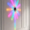 BUĞZ RGB Fireworks LED Duvar Aydınlatması Telefon Kontrollü Dekoratif Ortam Işığı