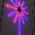 BUĞZ RGB Fireworks LED Duvar Aydınlatması Telefon Kontrollü Dekoratif Ortam Işığı