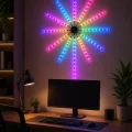 BUĞZ RGB Fireworks LED Duvar Aydınlatması Telefon Kontrollü Dekoratif Ortam Işığı