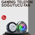 BUĞZ RGB Gaming Telefon Fanı Sessiz Soğutucu Tüm Akıllı Telefonlara Uygun