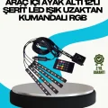 BUĞZ RGB Geçişli 4 Parça Araç İçi Aydınlatma