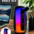 BUĞZ RGB Işıklı Bluetooth Hoparlör Güçlü Ses Type-C Şarjlı Taşınabilir Kablosuz Speaker