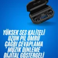  Rgb Işıklı Çift Mikrofonlu Siyah Profesyonel Oyuncu Kulaklığı Kablosuz Kulakiçi