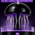 BUĞZ RGB Işıklı Denizanası Hava Nemlendirici Ultrasonik Buhar Makinesi 2H 4H 8H Zamanlayıcılı