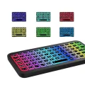 BUĞZ RGB Işıklı Kablosuz Mini Klavye 10 mm İnce Gövde