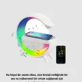 BUĞZ RGB Işıklı Kablosuz Şarjlı Hoparlör – FM Radyolu Akıllı Gece Lambası