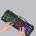 BUĞZ RGB Işıklı Oyuncu Klavye Mouse Seti – Türkçe Q, Ayarlanabilir DPI, Ergonomik ve Dayanıklı Tasarım - BUĞZ